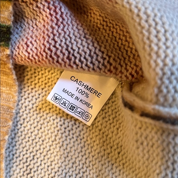 NWT ANTHRO x SAMANTHA SUNG 100% cashmere garden Red Floral sweater size small - Picture 7 of 12